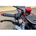 CNC Racing Aluminum Front Reservoir Brackets for Moto Guzzi V100 Mandello CNC Racing Aluminum Front Reservoir Brackets for Moto Guzzi V100 Mandello